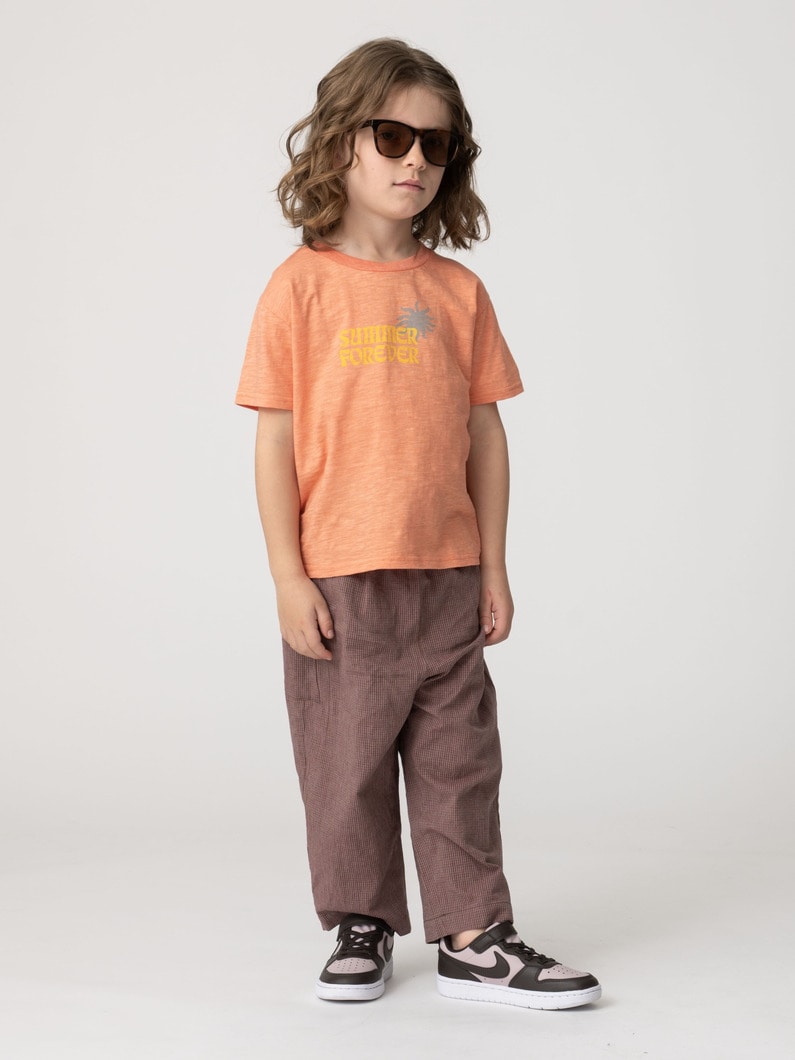 ギンガム チェック パンツ （レッド/グリーン/100-140cm） 詳細画像 red 1