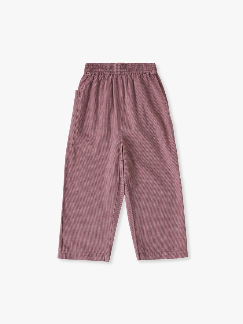 ギンガム チェック パンツ （レッド/グリーン/100-140cm） 詳細画像 red 5