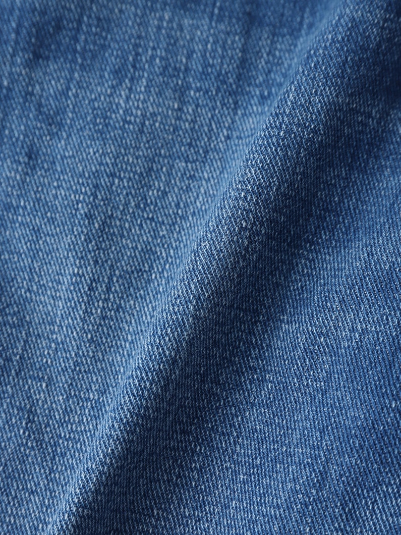 カットオフ バギー デニム ショーツ（100-140cm） 詳細画像 light blue 6