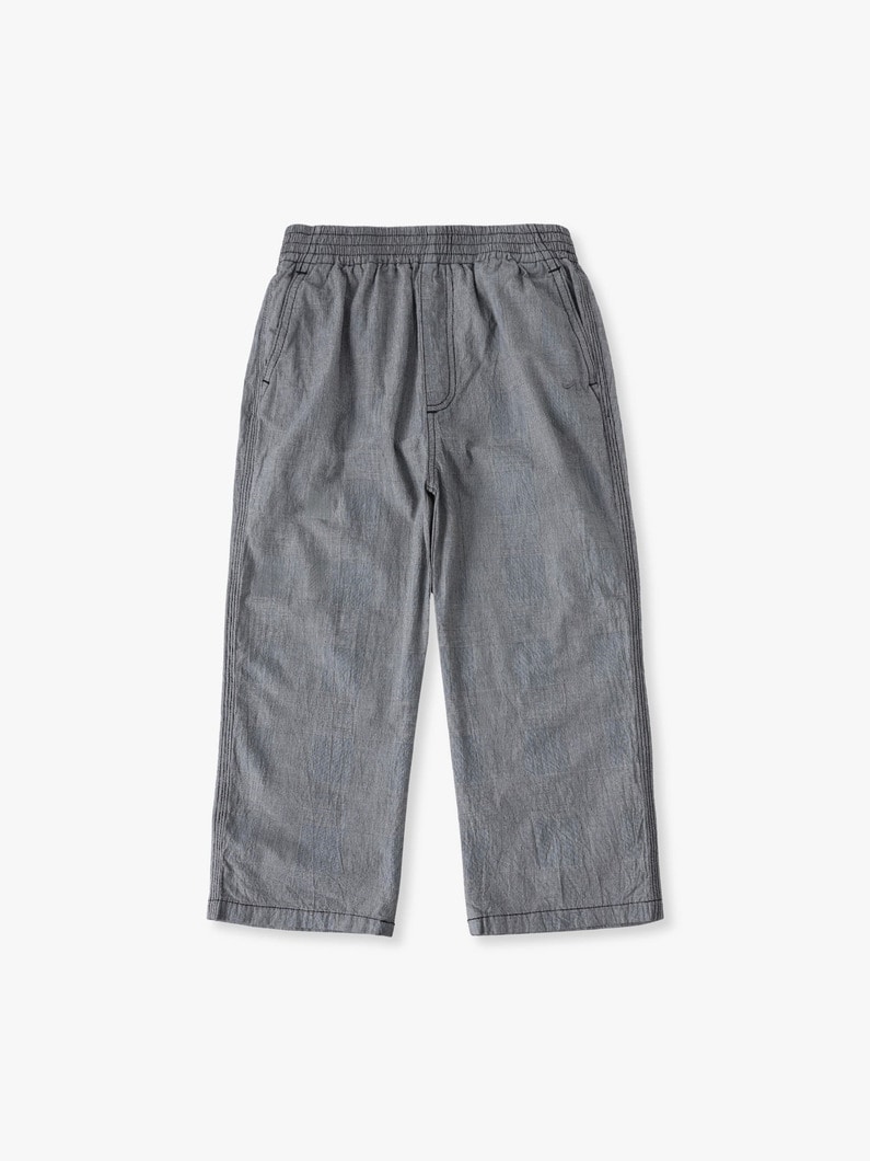 ワッシャー チェック パンツ（100-140cm） 詳細画像 black 6