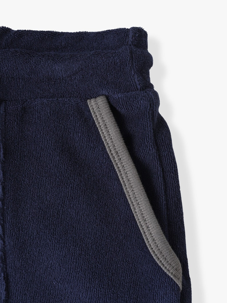 パイル ショーツ（ライトイエロー/ネイビー/100-140cm） 詳細画像 navy 2