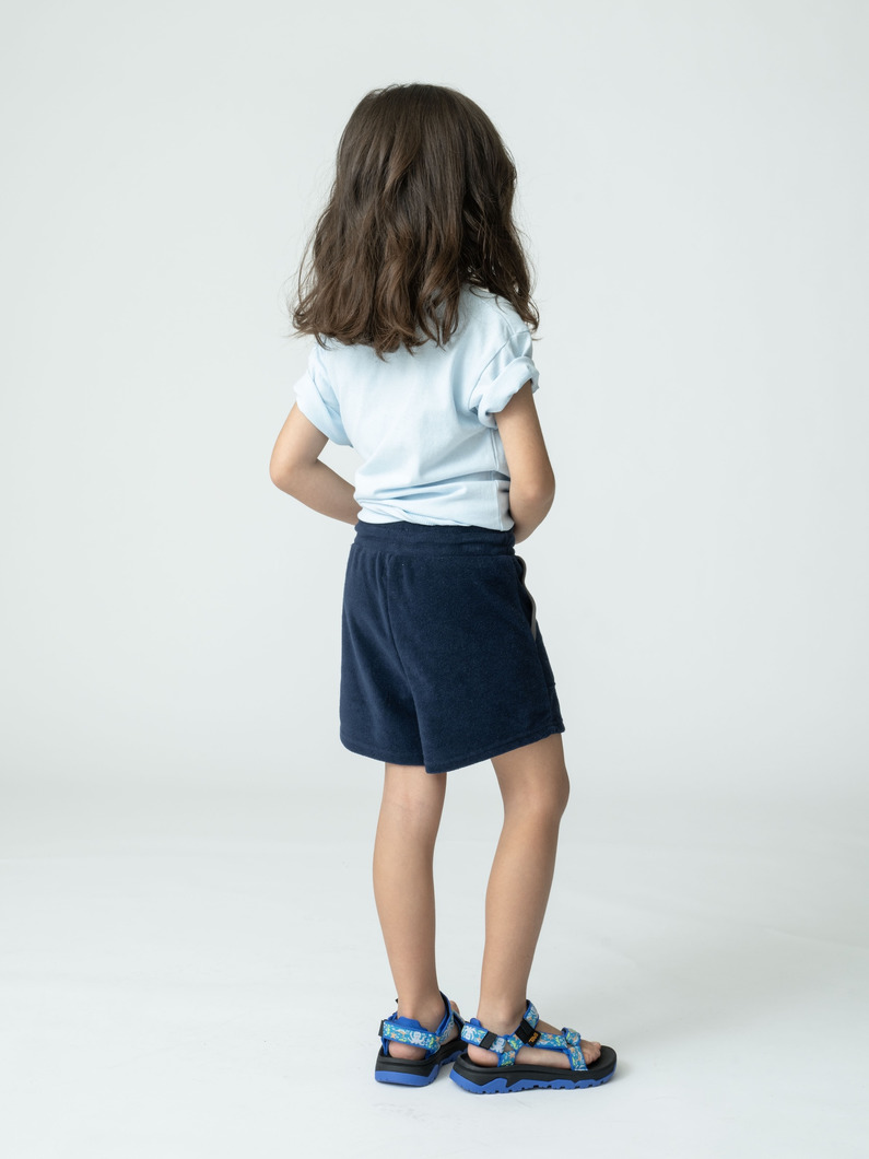 パイル ショーツ（ライトイエロー/ネイビー/100-140cm） 詳細画像 navy 2