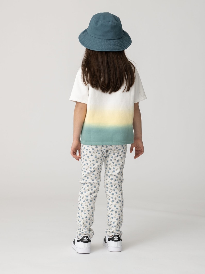 フラワー プリント レギンス（オートミール/ピンク/ブルー/100-140cm） 詳細画像 oatmeal 3