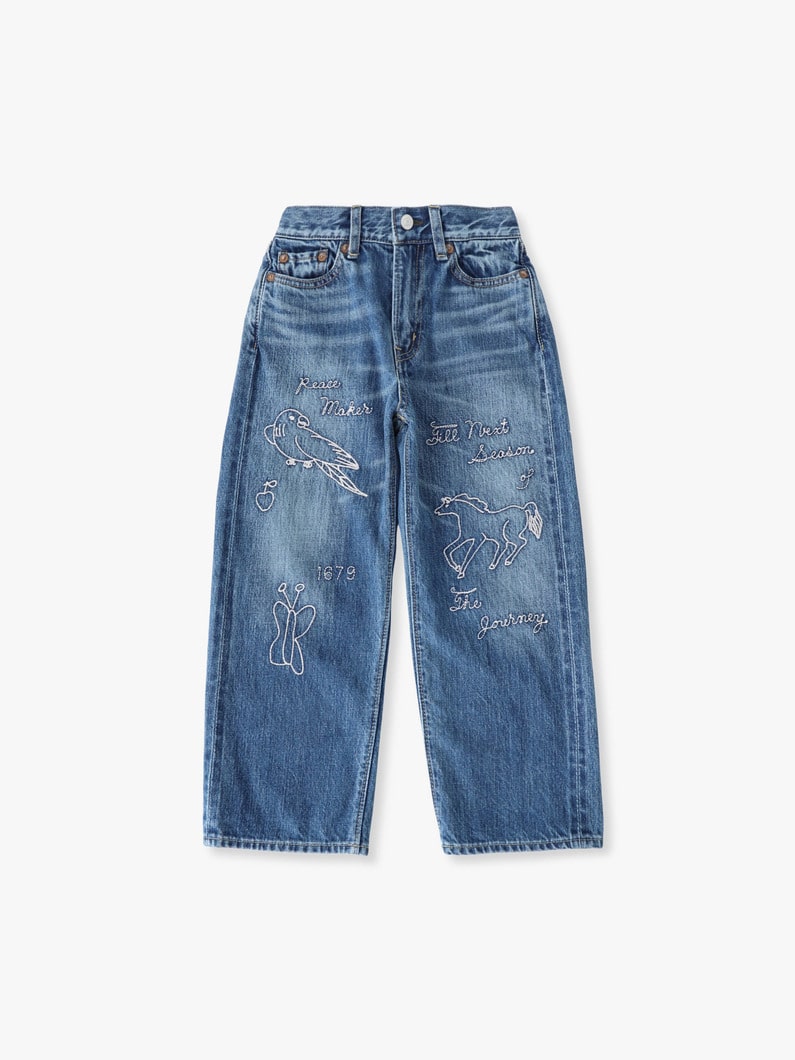 ジャーニー デニム パンツ（ブルー/105-125cm） 詳細画像 blue 1