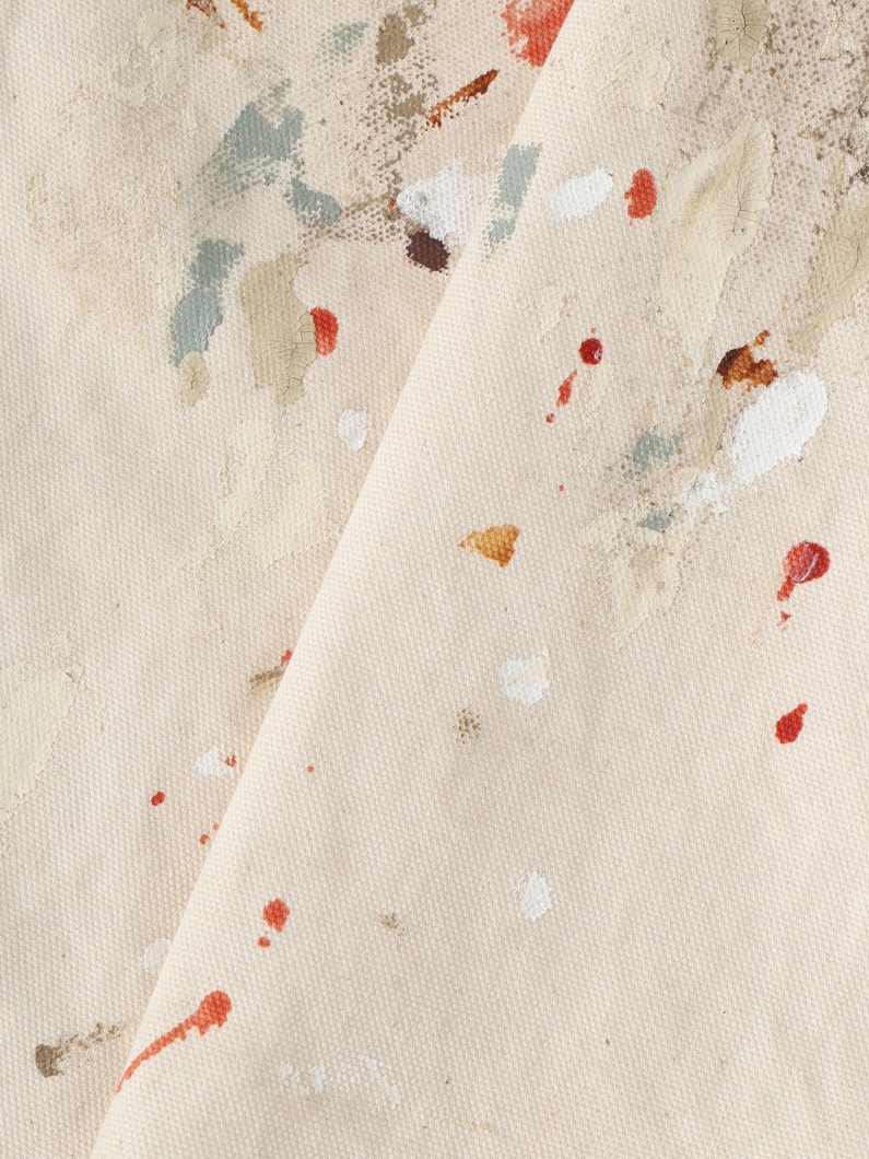 ペイント デザイン ワーク パンツ（ホワイト/105-125cm） 詳細画像 white 4