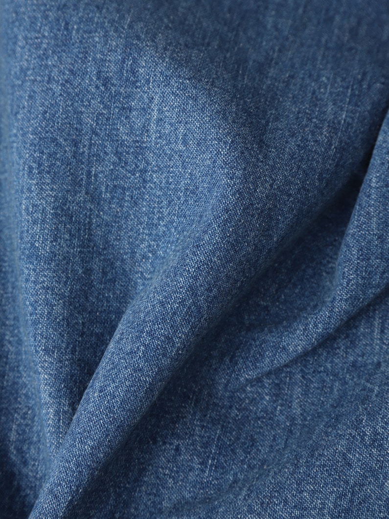 ダブルニー デニム ショーツ（135cm） 詳細画像 blue 5