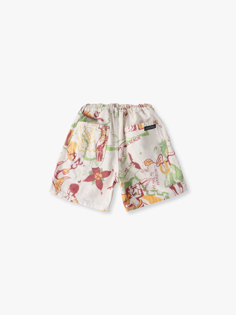 ハワイアンヴィンテージ ショーツ（105-125cm） 詳細画像 off white 1