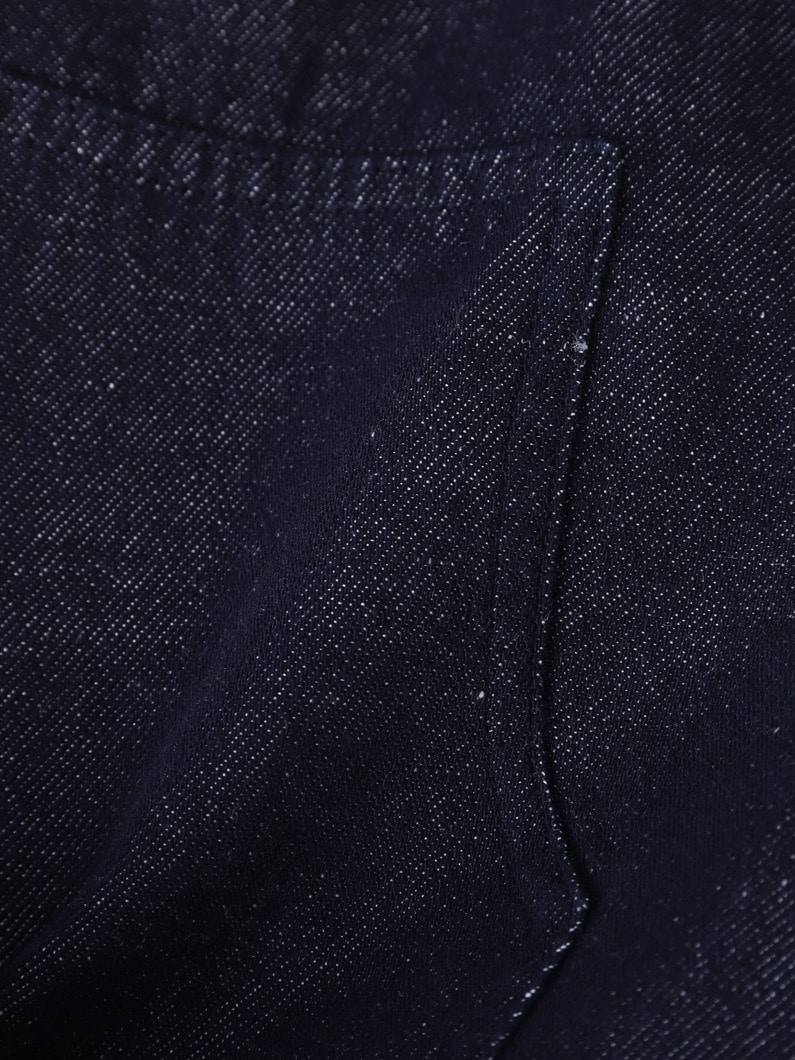 コットン リネン デニム ショーツ（100-145cm） 詳細画像 blue 3