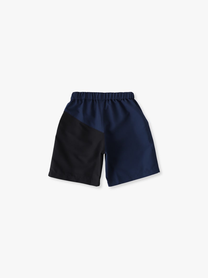 バイカラー ウォーター ショーツ（100-150cm） 詳細画像 navy 1