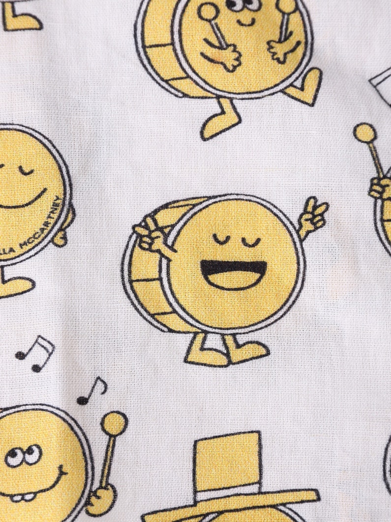 ドラムプリント ショートスリーブ シャツ（12-18M） 詳細画像 ivory 4