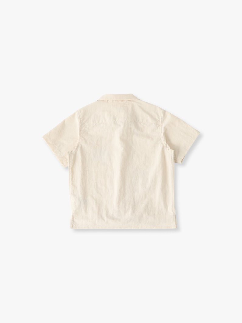 ハーフ スリーブ バスク シャツ（100-140cm） 詳細画像 ivory 1