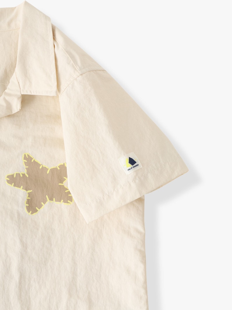 ハーフ スリーブ バスク シャツ（100-140cm） 詳細画像 ivory 3