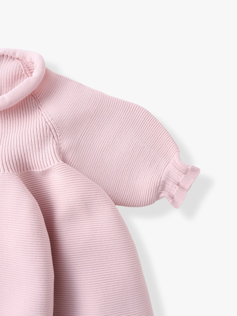 ポッタリーキッド パフスリーブ トップ（ライトピンク/ネイビー） 詳細画像 light pink 2