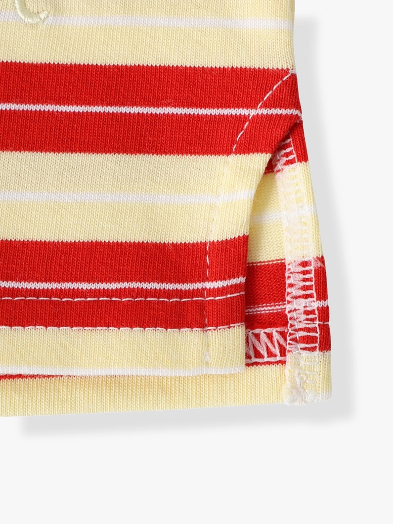 マルチ ストライプ  ロングスリーブ ティー（オレンジ/レッド/100-140cm） 詳細画像 red 3