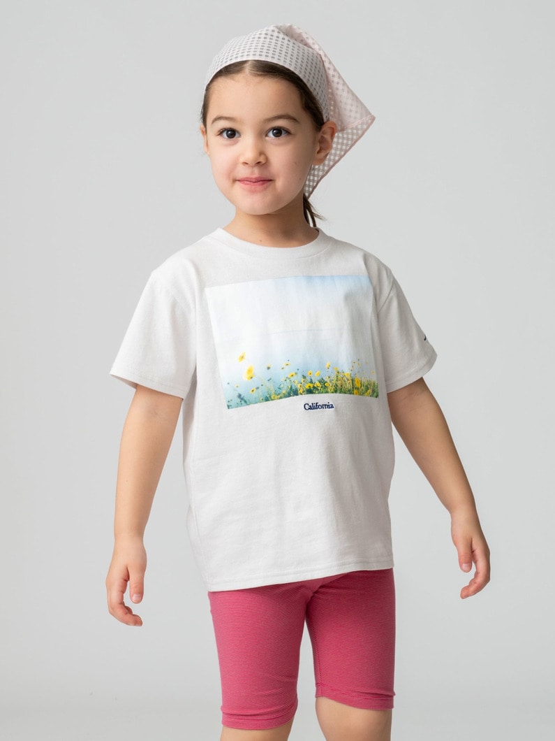 フォト プリント ティー（ホワイト/100-140cm） 詳細画像 white 2