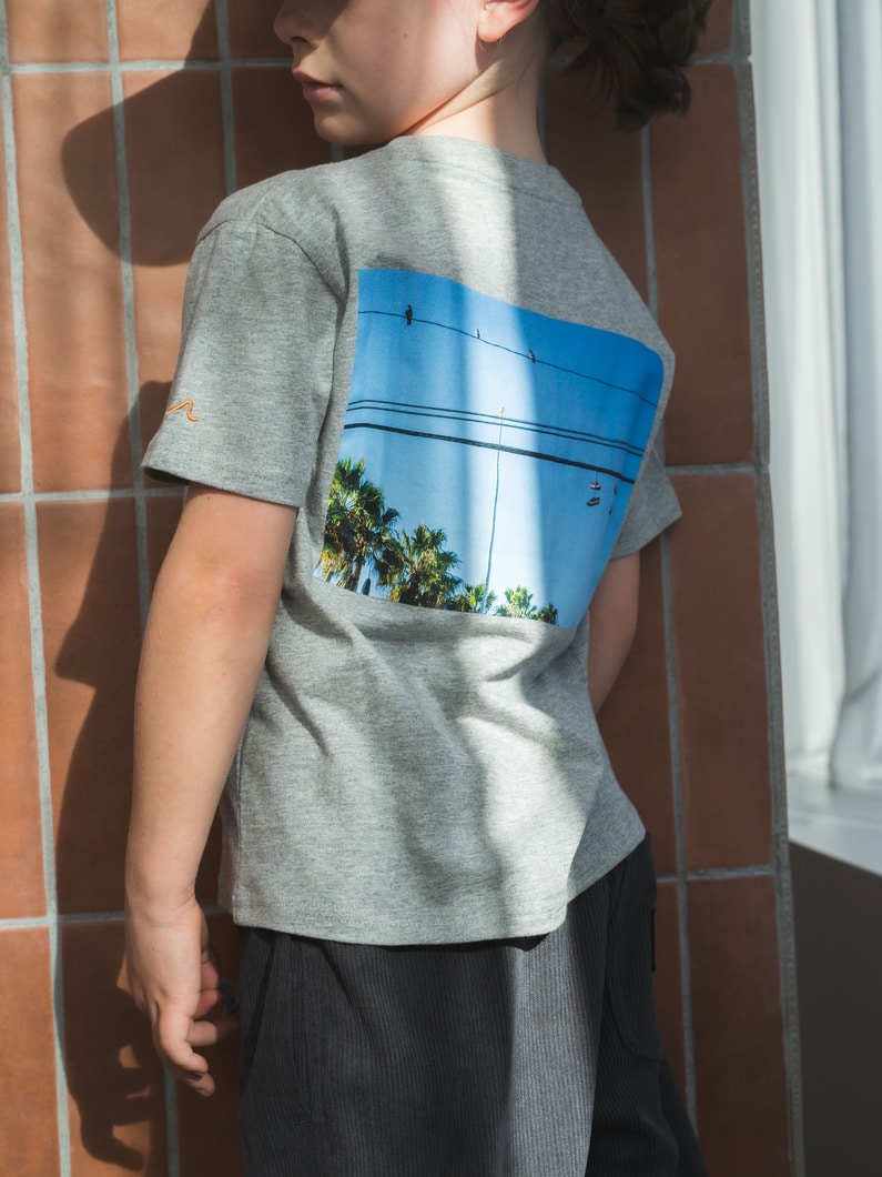 フォト プリント ティー（グレー/100-140cm） 詳細画像 gray 1