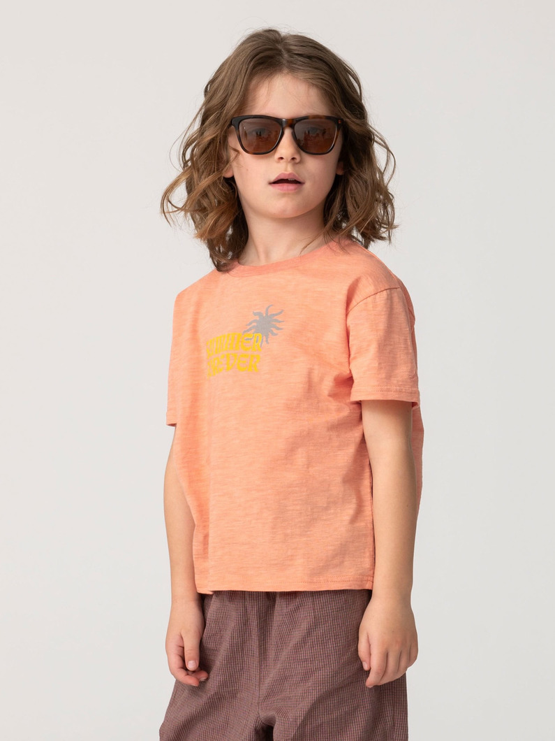 サマー フォーエバー ティー（アイボリー/オレンジ/ブルー/100-140cm） 詳細画像 orange 3