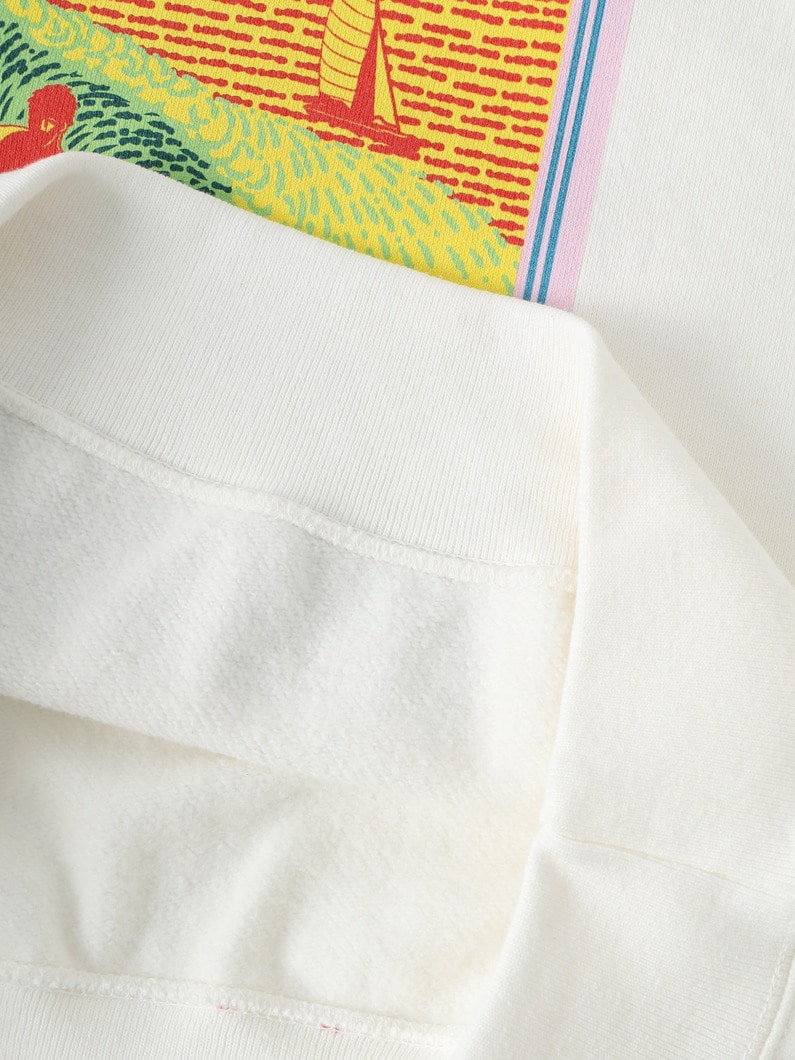 ニューイヤー スウェット シャツ（ホワイト/ミント/100-140cm） 詳細画像 white 3