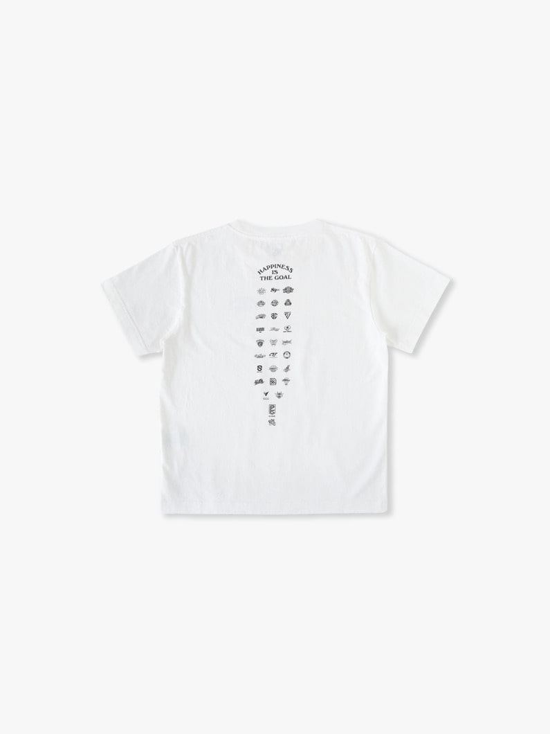 B1 チーム ロゴ ティー（130-150cm） 詳細画像 white 1