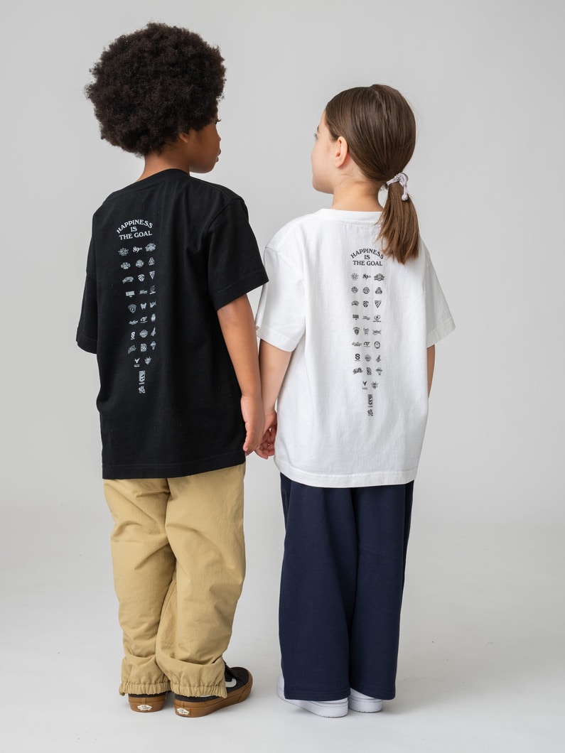 B1 チーム ロゴ ティー（130-150cm） 詳細画像 white 2