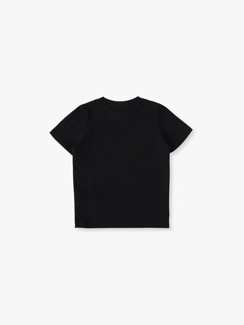 ロゴ プリント コットン ティー（4-10Y） 詳細画像 black 1
