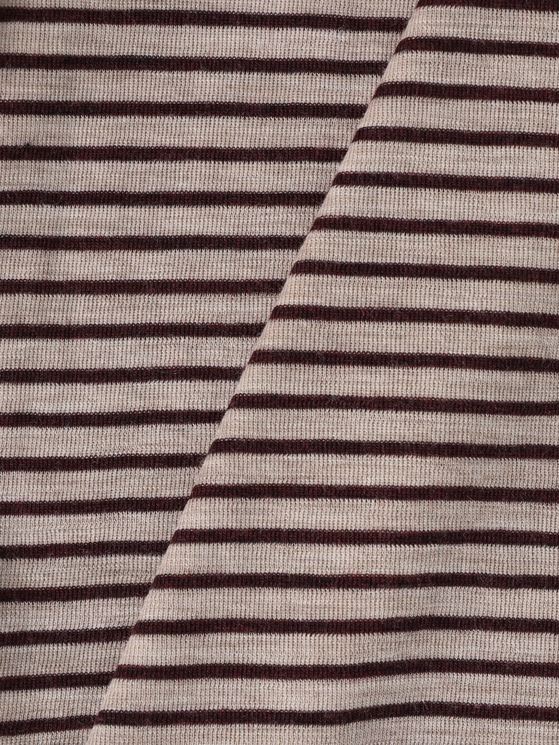 タイニー ウール ロングスリーブ ティー（ベージュ/110-120cm） 詳細画像 beige 3