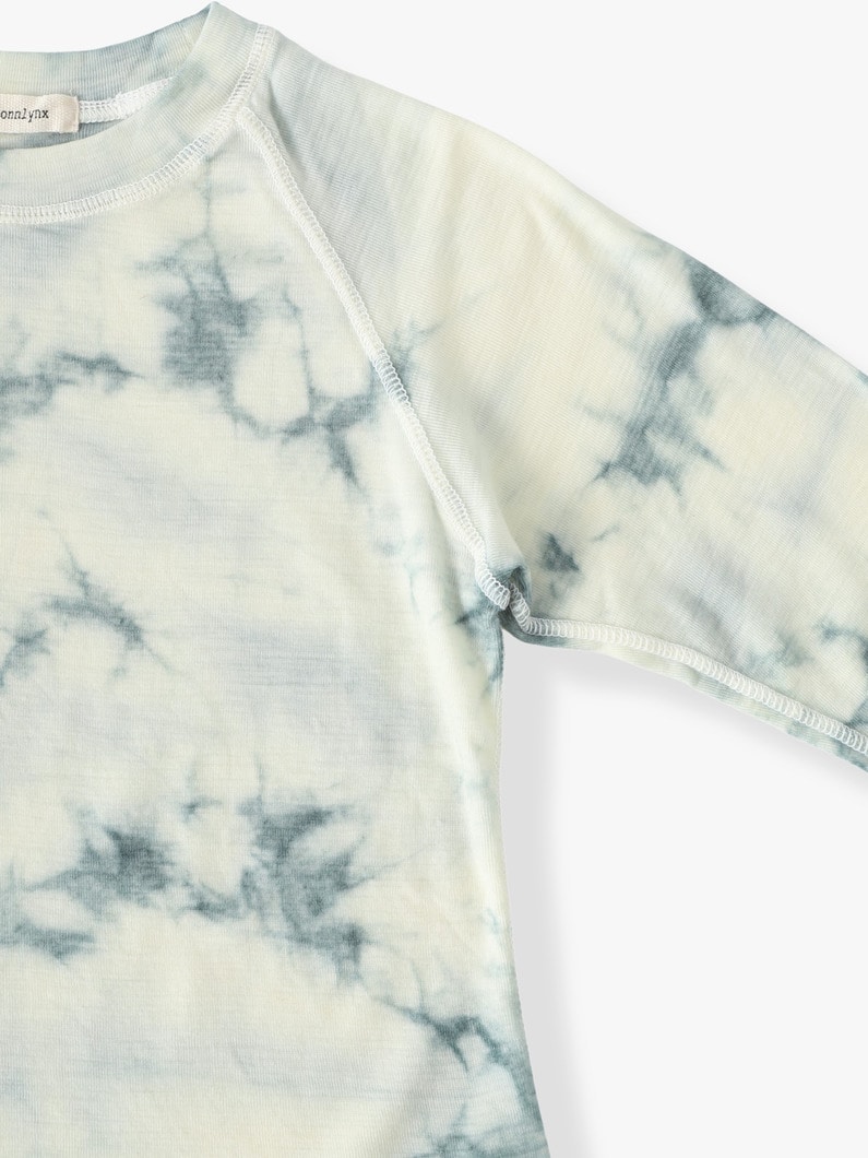 タイニー ウール ロングスリーブ ティー（グリーン/110-120cm） 詳細画像 green 2