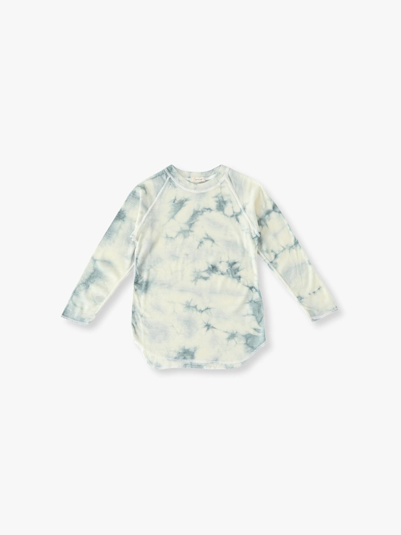 タイニー ウール ロングスリーブ ティー（グリーン/110-120cm） 詳細画像 green 3