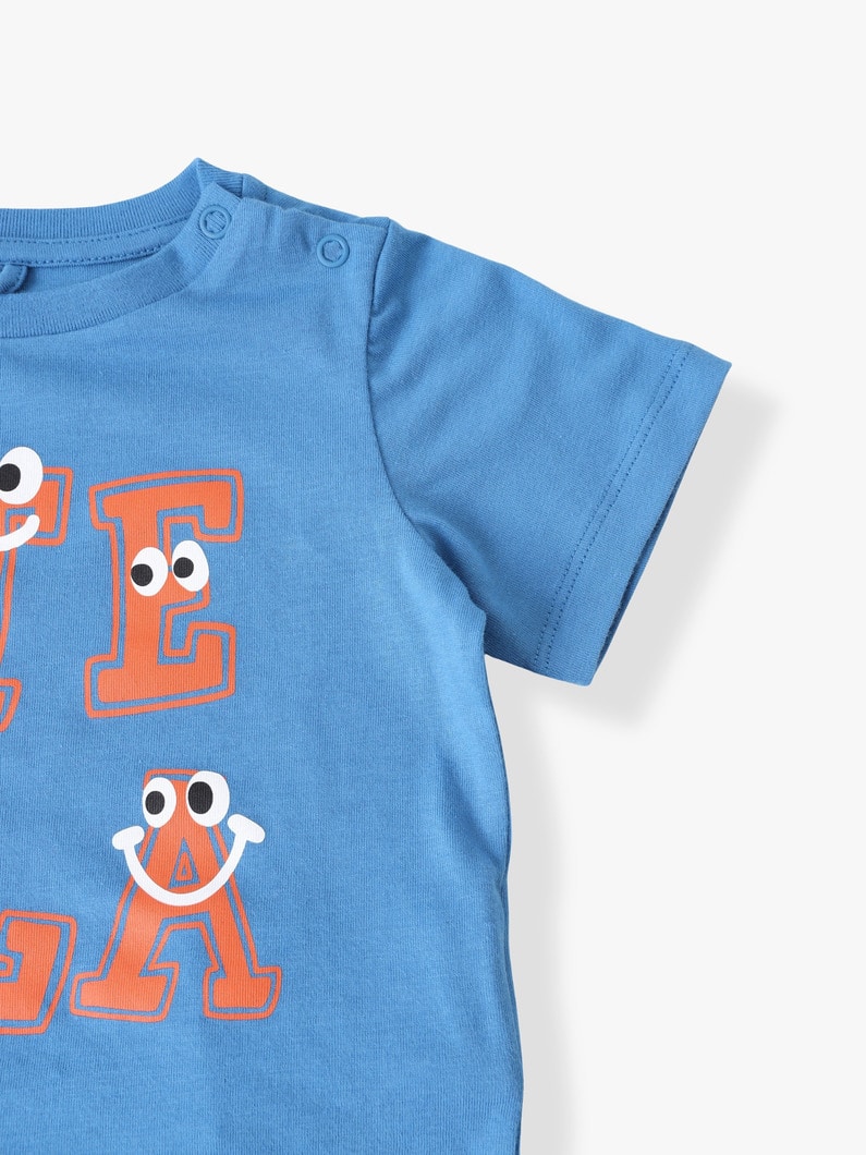 アイモチーフ プリント ティー（12-18M） 詳細画像 blue 2