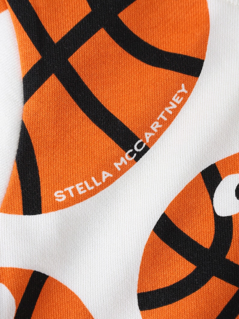 バスケットボール プリント スウェットシャツ（クリーム/4-6Y） 詳細画像 cream 4