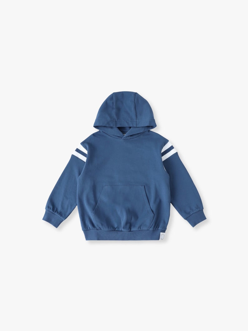ツーライン フーディー（ブルー/4-10Y） 詳細画像 blue 1