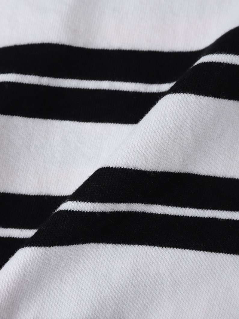ストライプ ボタン スリーブレス ティー（105-125cm） 詳細画像 black 3