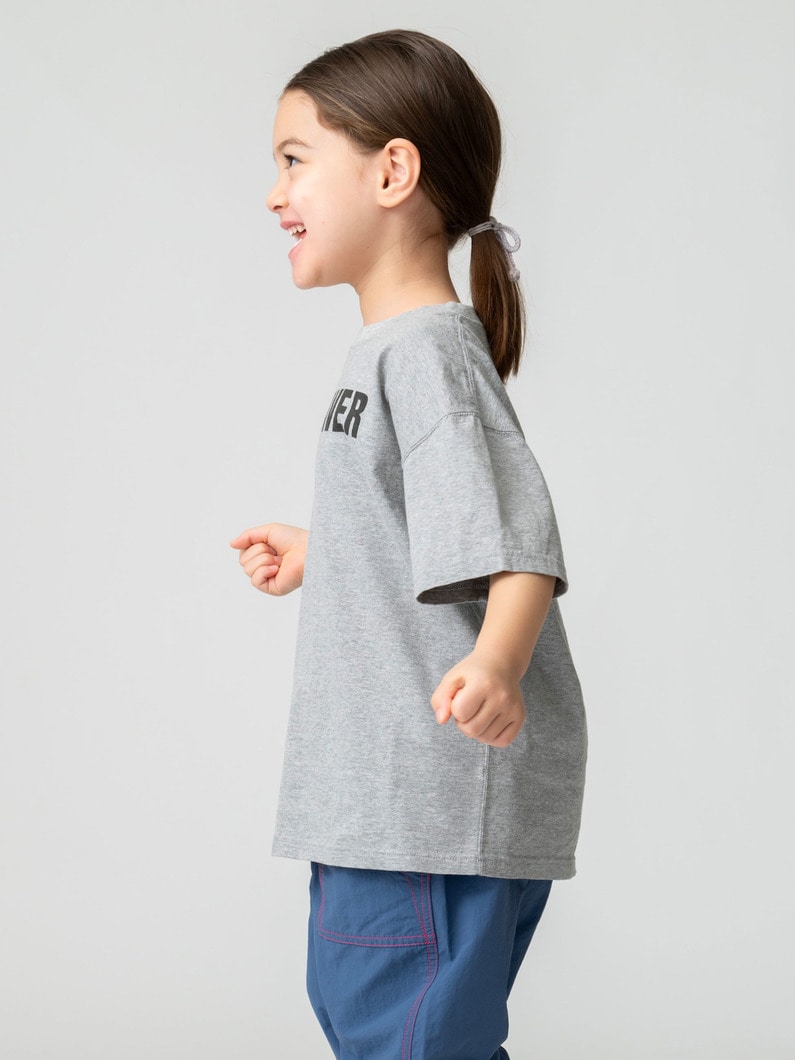 ビー ブレイバー ビッグ ティー（ライトピンク/グレー/90-160cm） 詳細画像 gray 2