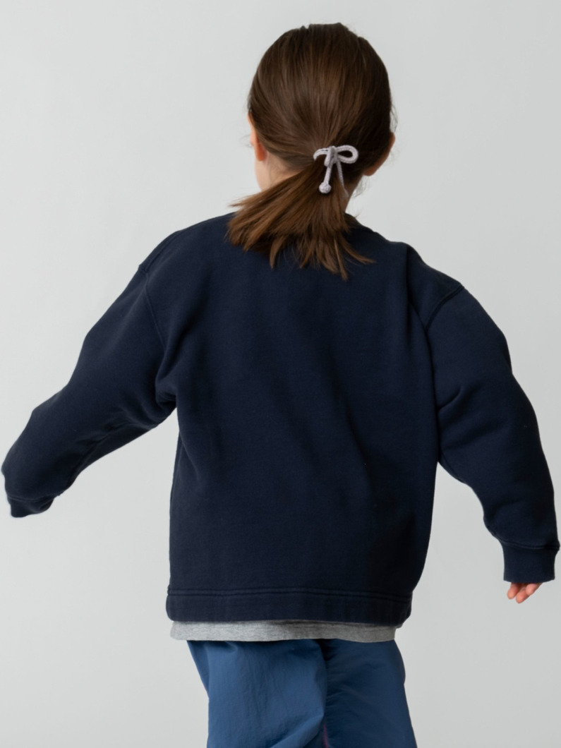 スターダスト スウェット シャツ（ネイビー/ブラック/90-160cm） 詳細画像 navy 3