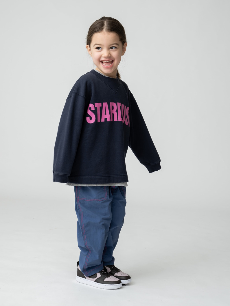 スターダスト スウェット シャツ（ネイビー/ブラック/90-160cm） 詳細画像 navy 4