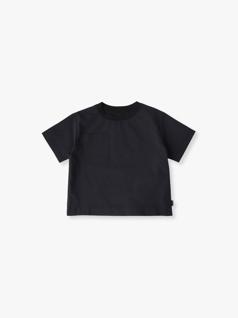 ソロテックス シアサッカー ティー（85-145cm） 詳細画像 black 1