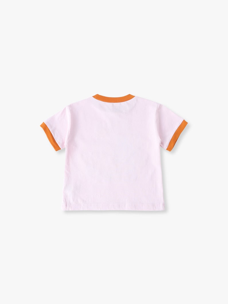 アニマル アップリケ ティー（ライトピンク/2-6Y） 詳細画像 light pink 1