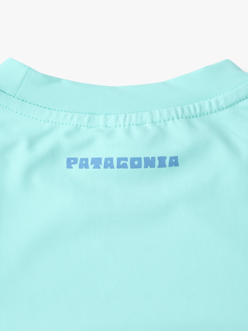 キャプリーン シルクウェイト ロングスリーブ ティー（ライトイエロー/ライトグリーン/12M-5Y） 詳細画像 light yellow 3