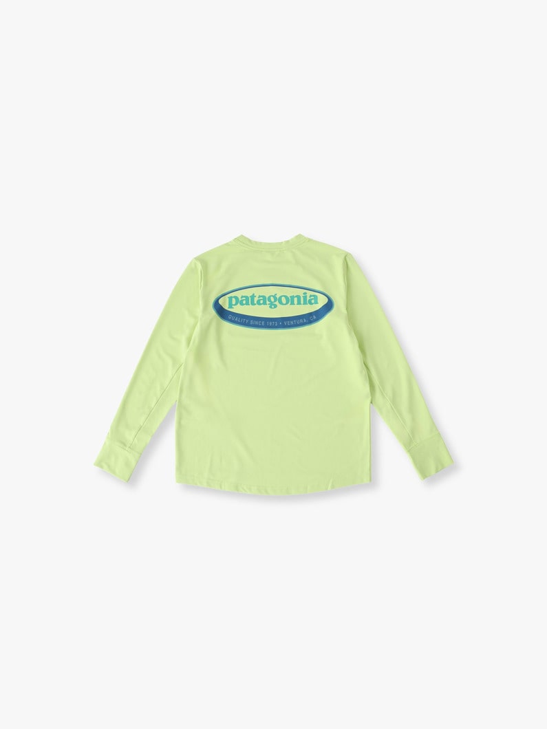 キャプリーン シルクウェイト ロングスリーブ ティー（グリーン/XS-M） 詳細画像 green 1