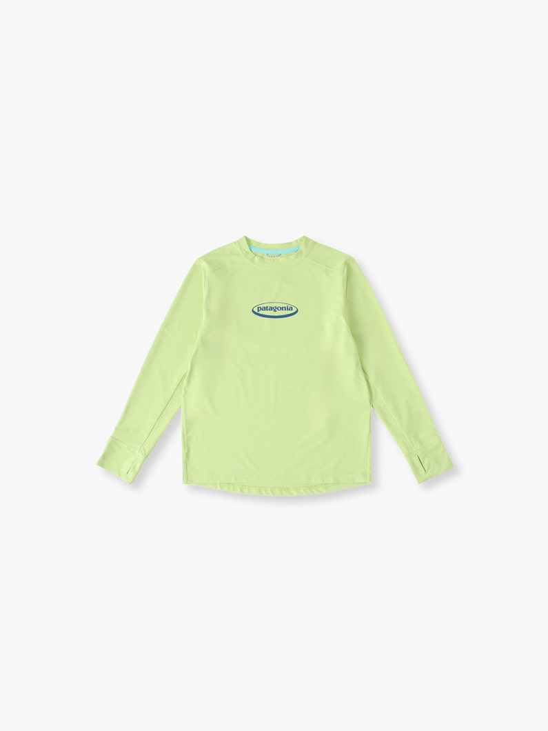 キャプリーン シルクウェイト ロングスリーブ ティー（グリーン/XS-M） 詳細画像 green 1