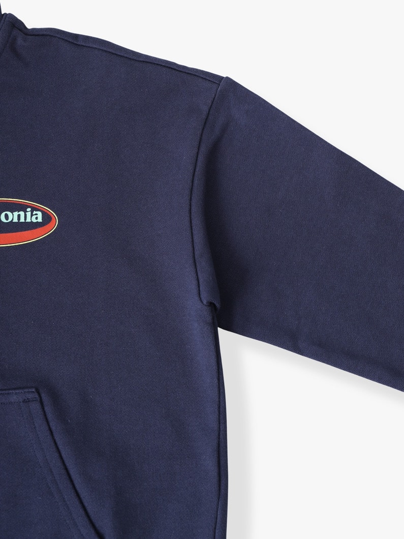 フルジップ フーディー スウェット シャツ（XS-M） 詳細画像 navy 2