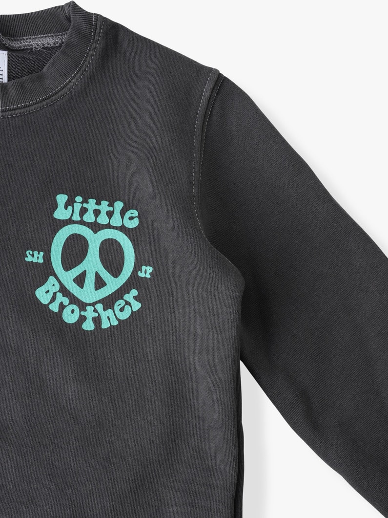 ラブ＆ピース スウェット シャツ （110-150cm） 詳細画像 black 2