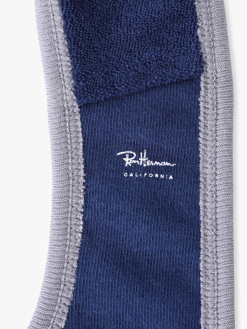 パイル ビブ（ピンク/ネイビー） 詳細画像 pink 4