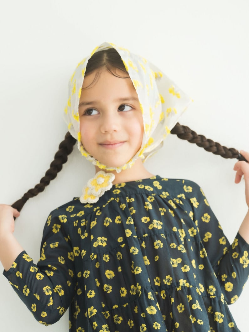 トライアングル スカーフ（イエロー/52-54cm） 詳細画像 yellow 1