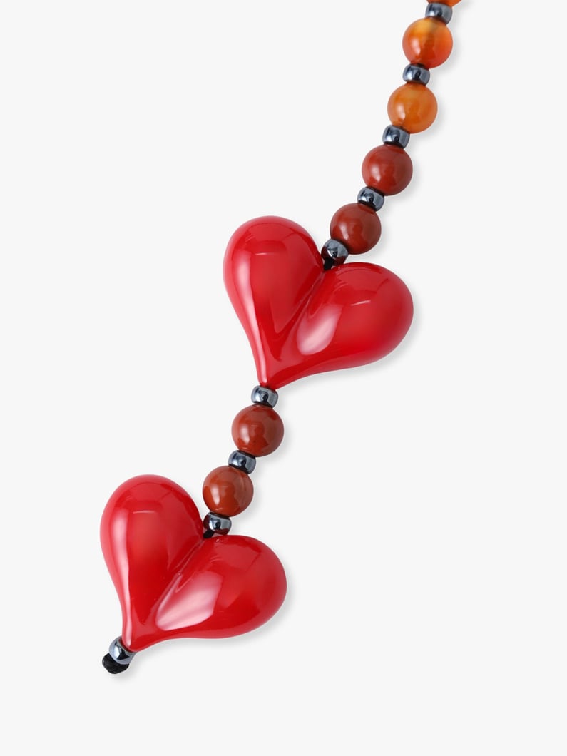 ハート ロング バッグ チャーム（レインボー） 詳細画像 other 1