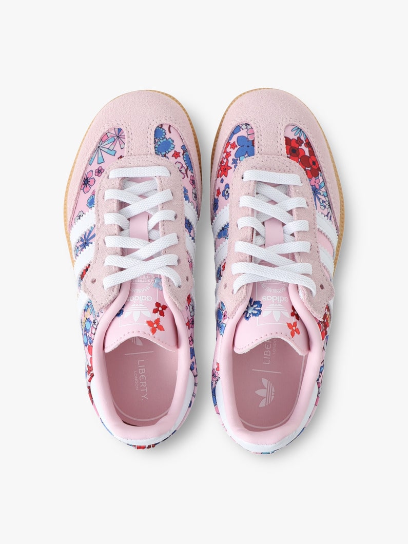 サンバ OG リバティ ロンドン シューズ（17-19.5cm）  詳細画像 pink 4