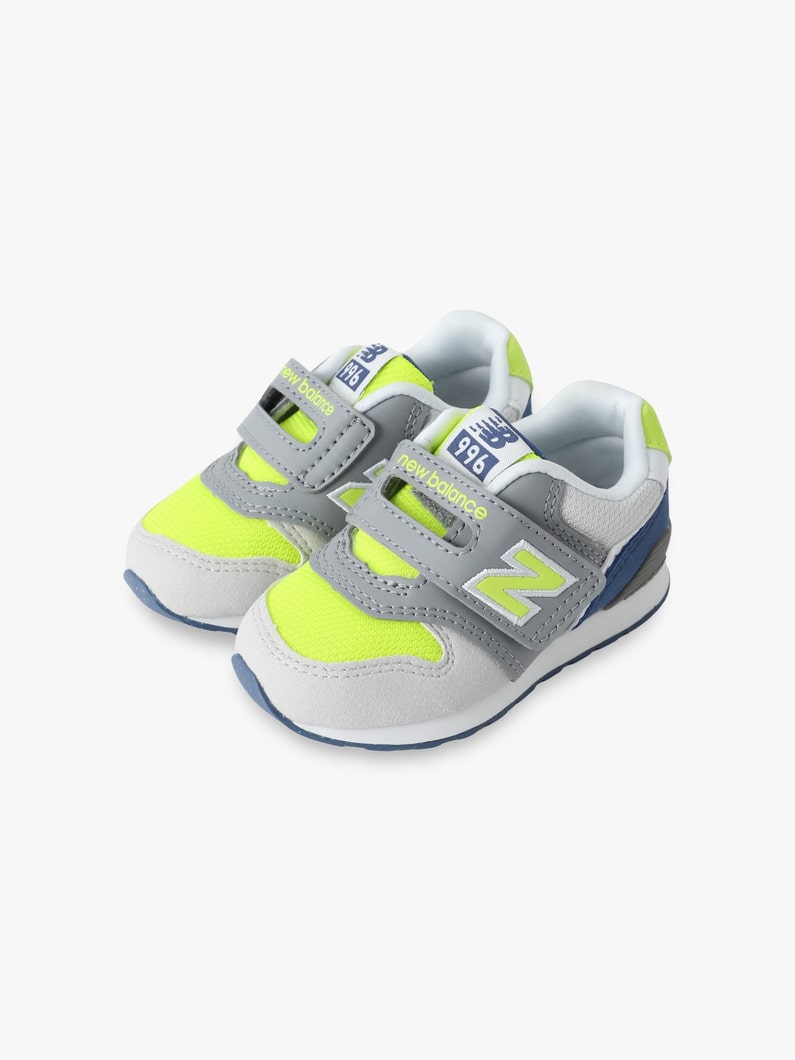 996 フック アンド ループ シューズ（ベージュ/ピンク/グレー/ネイビー/12-16.5cm） 詳細画像 gray