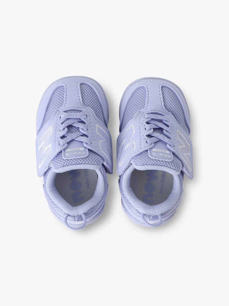 ニュー ビー ファースト フック アンド ループ（パープル/グレー/11-14cm） 詳細画像 purple 4