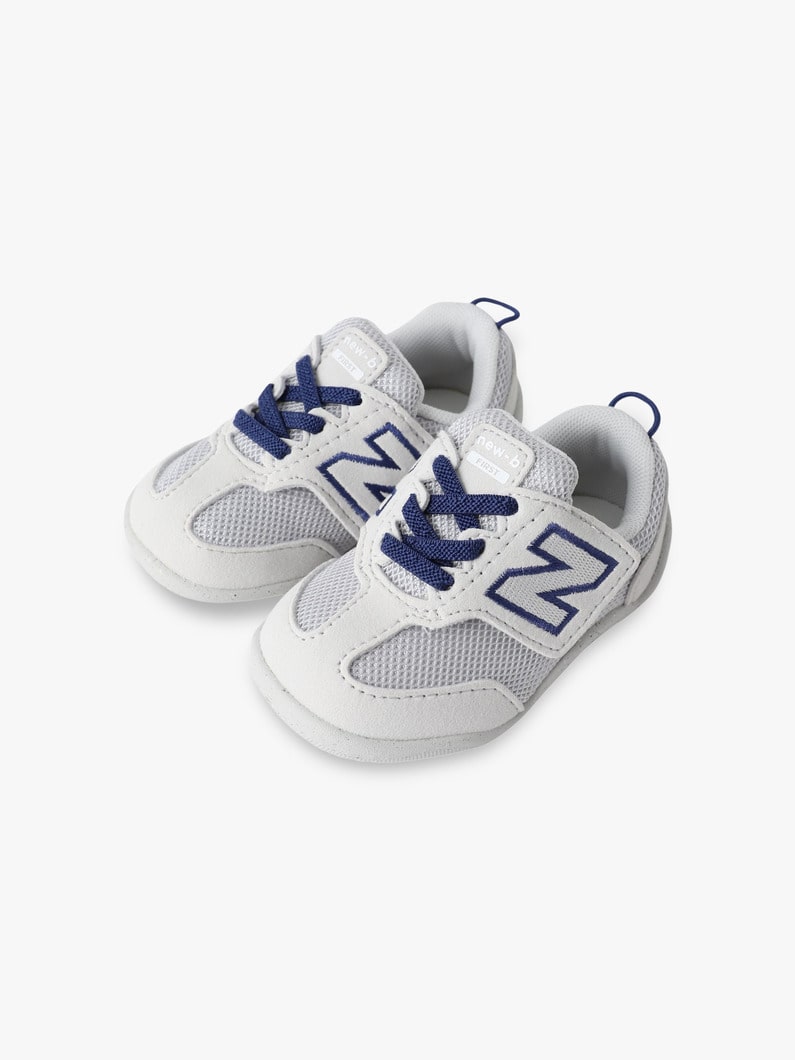 ニュー ビー ファースト フック アンド ループ（パープル/グレー/11-14cm） 詳細画像 gray