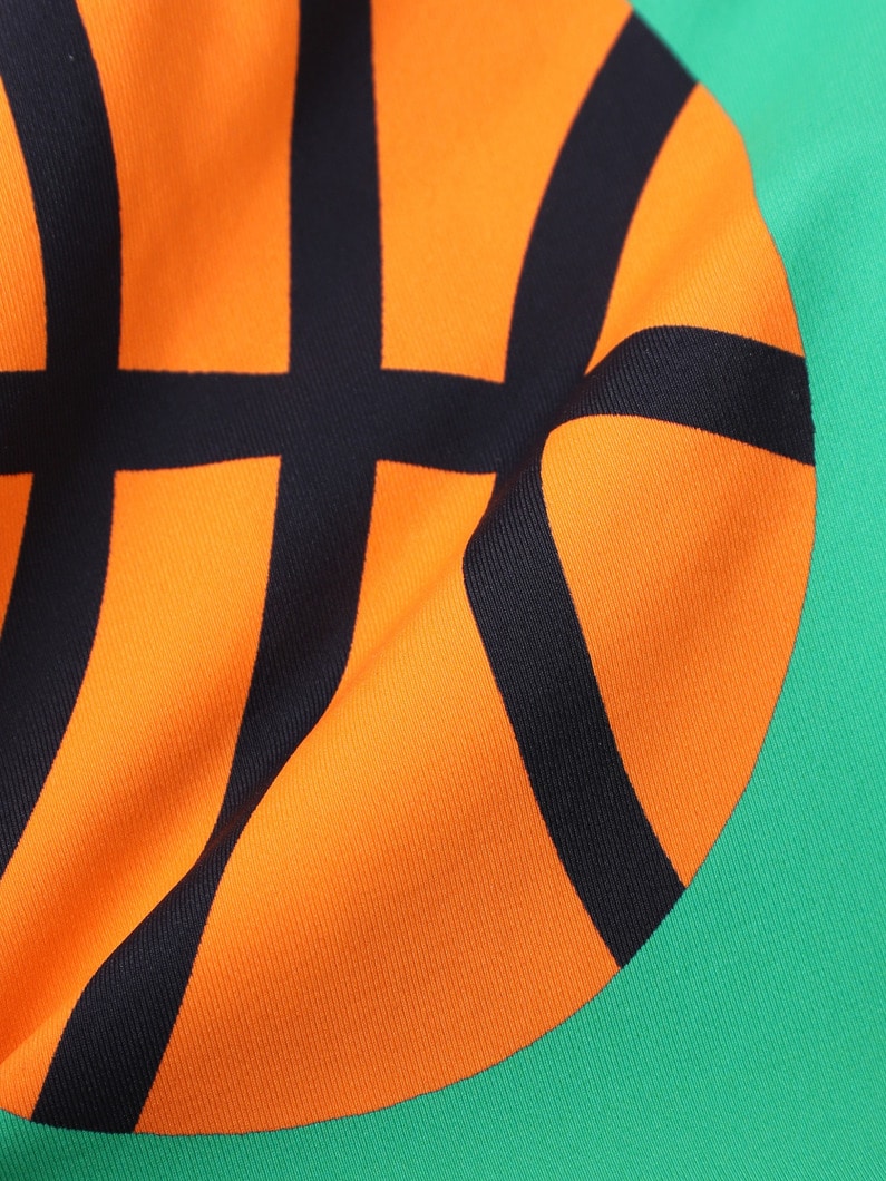 バスケットボール プリント スイムショーツ（3-4Y） 詳細画像 khaki 2